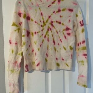 The Elder Statesman Cashmere Hand Dyed Sweater size M